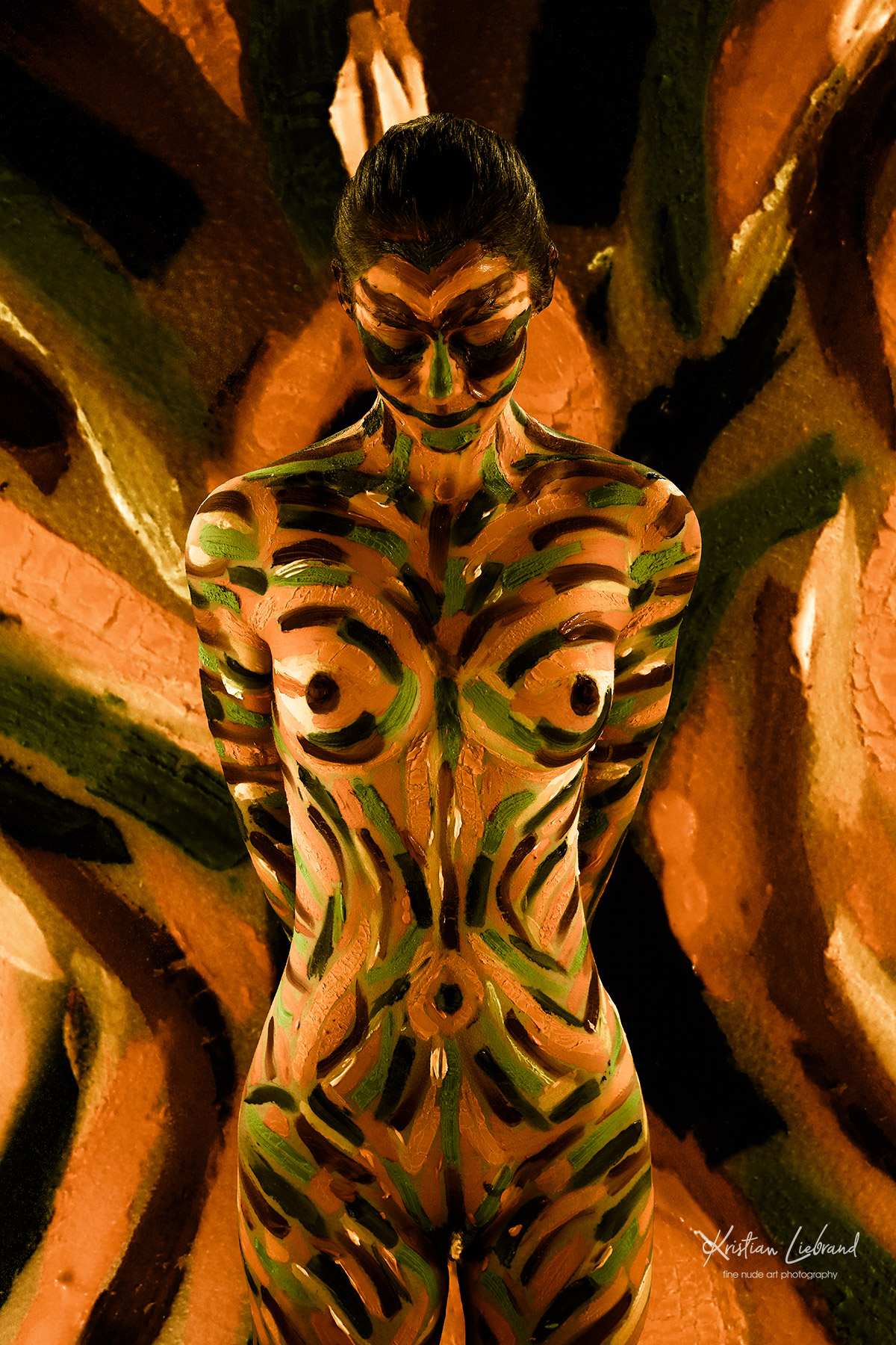 Bodypainting Aktfoto