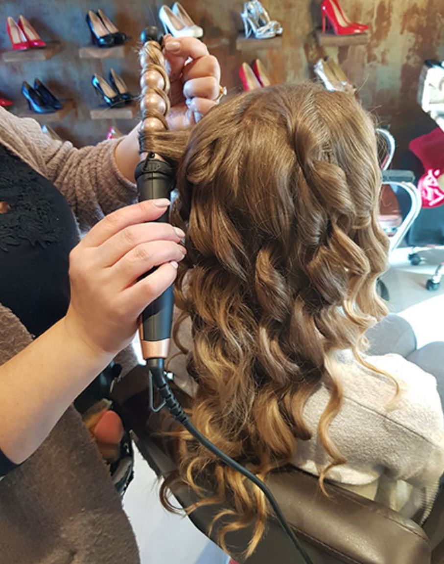 Vorher-Nachher- Vergleich Fotoshooting mit Visagistin