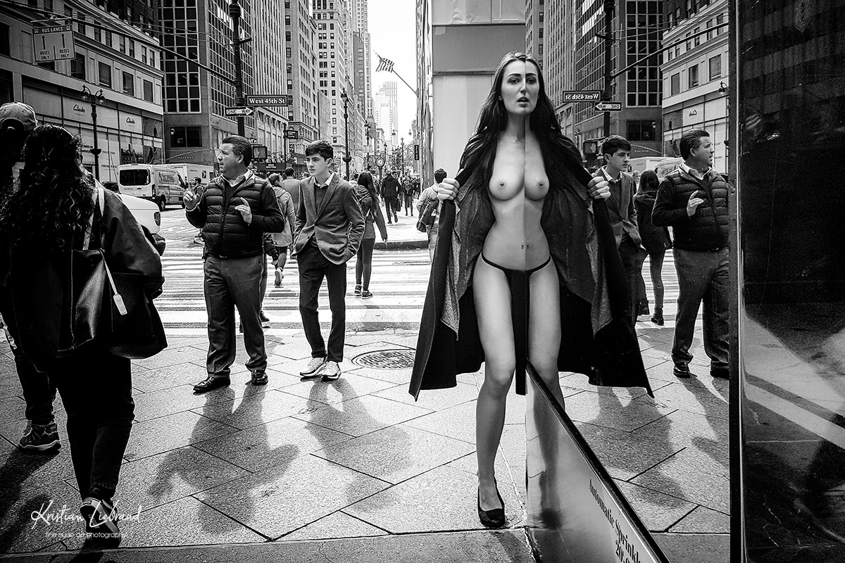 New York Aktfotos in der Öffentlichkeit Nude in Public