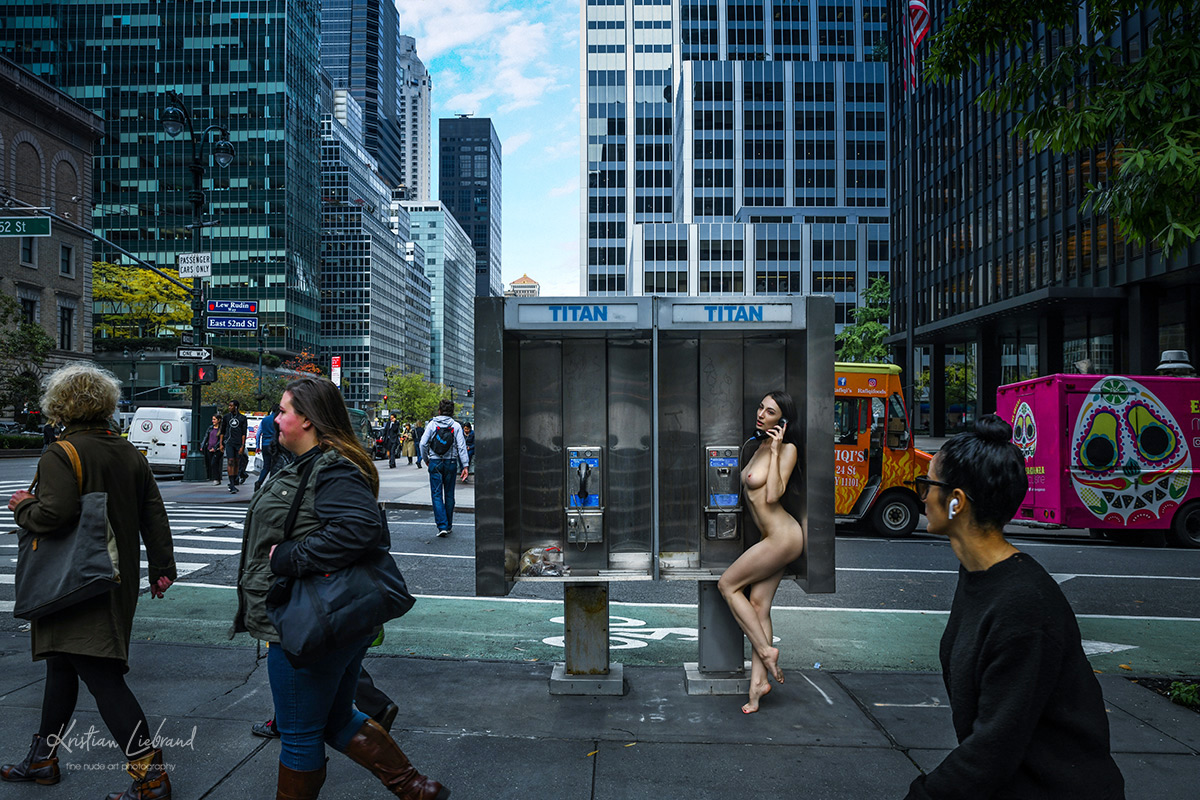 New York Aktfotos in der Öffentlichkeit Nude in Public