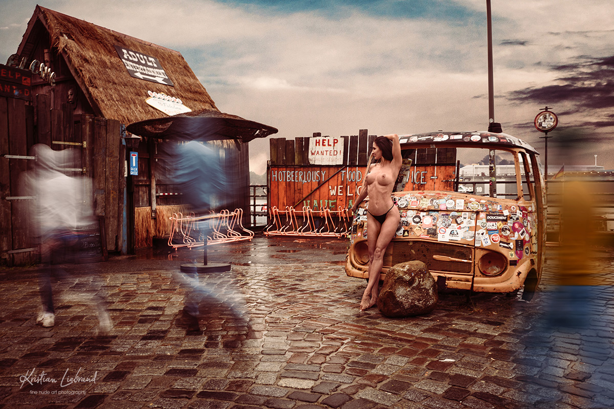 Hamburg Aktfotos in der Öffentlichkeit Nude in Public