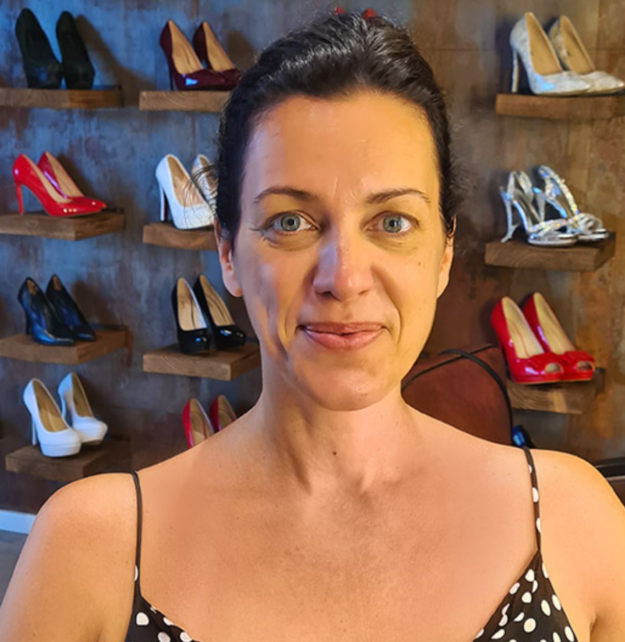 Vorher-Nachher- Vergleich Fotoshooting mit Visagistin